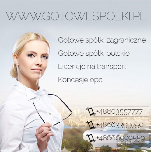 Sprzedam spółki z Licencją na spedycje i transport 603557777 KONCESJE PALIWOWE OPC