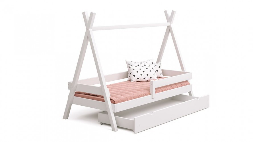 100% Drewniane łóżko TIPI PLUS Polska Produkcja