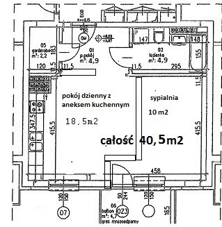 własnościowe z garażem 40,5m na podobne około 50m