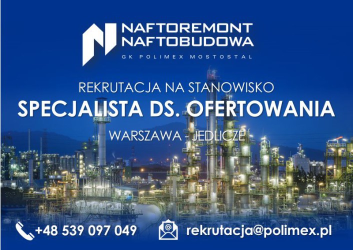 Specjalista ds. ofertowania w branży mechanicznej