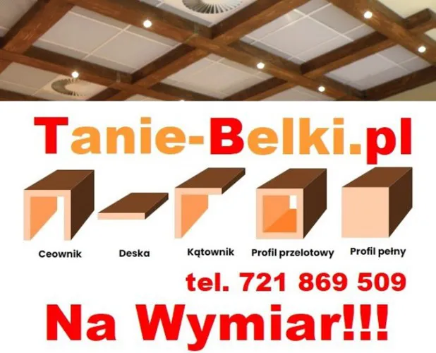 Tanie belki na wymiar, Maskownice drewnopodobne styropianowe