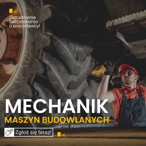 Mechanik maszyn budowlanych z niemieckim