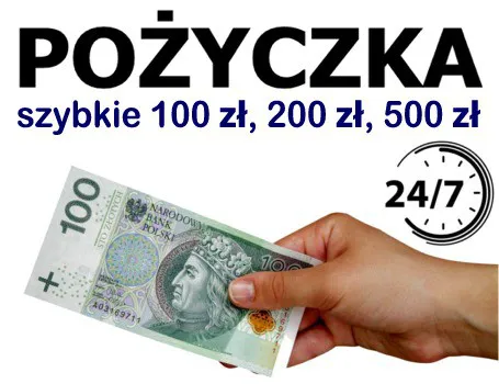 POŻYCZKA - szybkie 100 zł, 500 zł lub więcej