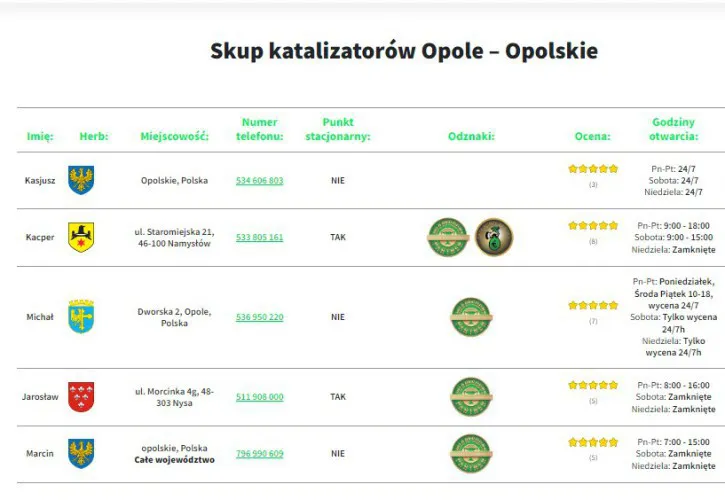 Skup katalizatorów - najlepsze ceny