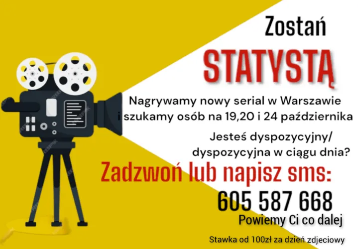 Statyści na plan serialu