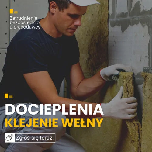 Docieplenia-klejenie wełny w garażu-od zaraz