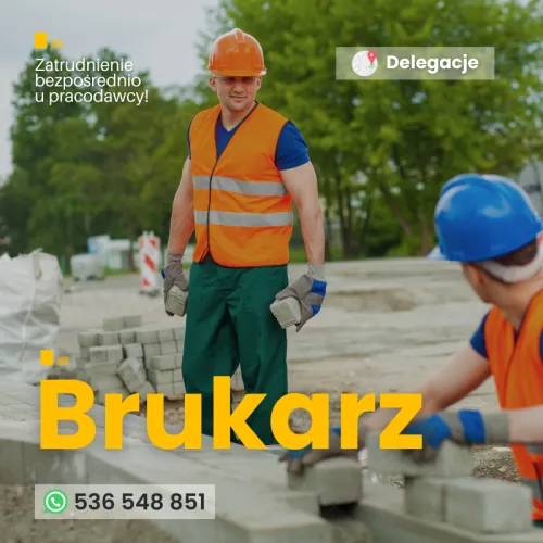 Brukarz z zakwaterowaniem - delegacje