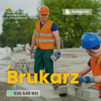 Doświadczony brukarz - delegacje