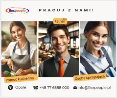 Pracownicy restauracji  różne stanowiska  (k/m)