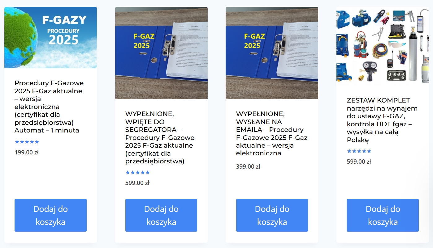 Procedury F-Gaz 2025 UDT PDF - Automat 1 minuta Procedury F-Gaz 2025 UDT PDF - Automat 1 minuta
