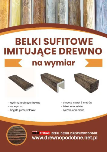 Belki_sufitowe_imitujące_drewno_na_wymiar.webp