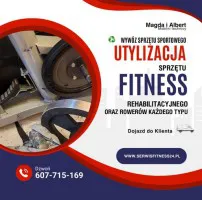 Utylizacja, wywóz sprzętu sportowego, fitness, rehabilitacyjnego Utylizacja, wywóz sprzętu sportowego, fitness, rehabilitacyjnego