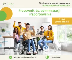 Pracownik ds. administracji i raportowania  praca zdalna