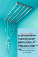 Monter suszarki sufitowej do suszenia ubrań. Monter suszarki sufitowej do suszenia ubrań.