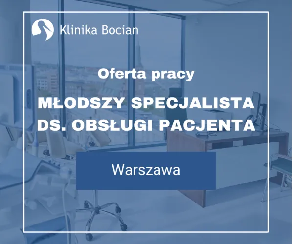 Młodszy specjalista ds. obsługi pacjenta