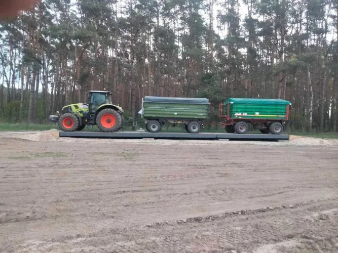 Waga 18m 60T Betonowa Najazdowa Platformowa