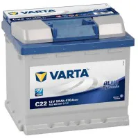 Akumulator VARTA Blue Dynamic C22 52Ah 470A Akumulator VARTA Blue Dynamic C22 52Ah 470A