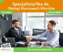 Specjalista/tka ds. Sprzedaży Usług Kancelarii praca zdalna Specjalista/tka ds. Sprzedaży Usług Kancelarii praca zdalna