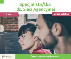 Specjalista/tka ds. sieci agencyjnej praca zdalna/hybrydowa Specjalista/tka ds. sieci agencyjnej praca zdalna/hybrydowa