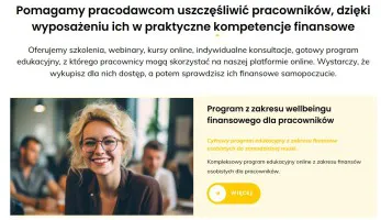 Wellbeing Finansowy dla Pracowników Szkolenia HappyMoney Wellbeing Finansowy dla Pracowników Szkolenia HappyMoney