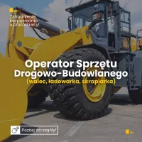 Operator walca/Operator układarki Operator walca/Operator układarki