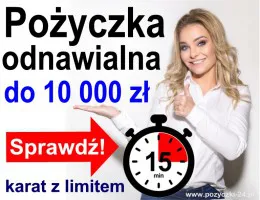 Pożyczka odnawialna do 10 000 zł Pożyczka odnawialna do 10 000 zł