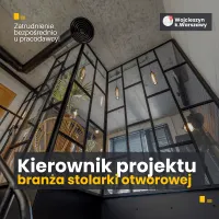 Kierownik projektu - branża stolarki aluminiowo-szklanej Kierownik projektu - branża stolarki aluminiowo-szklanej