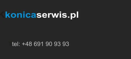 konicaserwis.pl/serwis KONICA MINOLTA NAPRAWA  TONER  MATERIAŁY