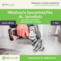 Młodszy/a Specjalista/tka ds. Sprzedaży Młodszy/a Specjalista/tka ds. Sprzedaży