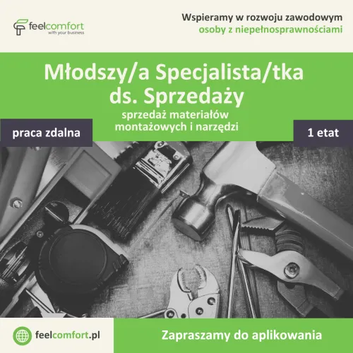 Młodszy/a Specjalista/tka ds. Sprzedaży
