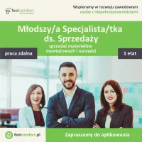 Młodszy/a Specjalista/tka ds. Sprzedaży Młodszy/a Specjalista/tka ds. Sprzedaży