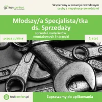 Młodszy/a Specjalista/tka ds. Sprzedaży Młodszy/a Specjalista/tka ds. Sprzedaży