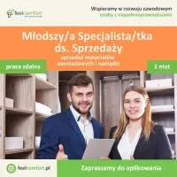 Młodszy/a Specjalista/tka ds. Sprzedaży Młodszy/a Specjalista/tka ds. Sprzedaży