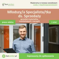 Młodszy/a Specjalista/tka ds. Sprzedaży Młodszy/a Specjalista/tka ds. Sprzedaży