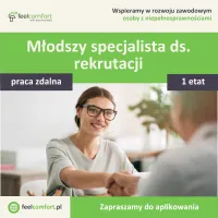 Młodszy specjalista ds. rekrutacji Młodszy specjalista ds. rekrutacji