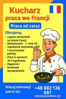 Kucharz praca we Francji Kucharz praca we Francji